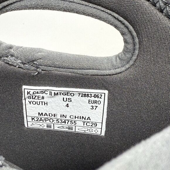 Bogs Classic II Mountain Geo Waterproof Boots Kids Girls Boys Size 4 Gray - Picture 12 of 15